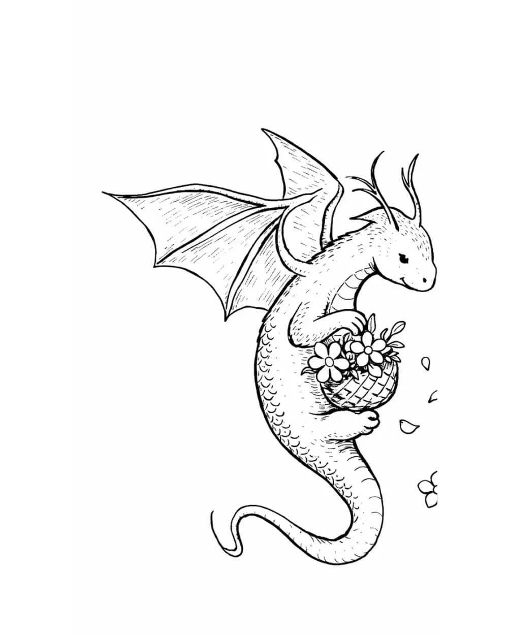 Dragon tattoo stencil example frame 1000008207 png
