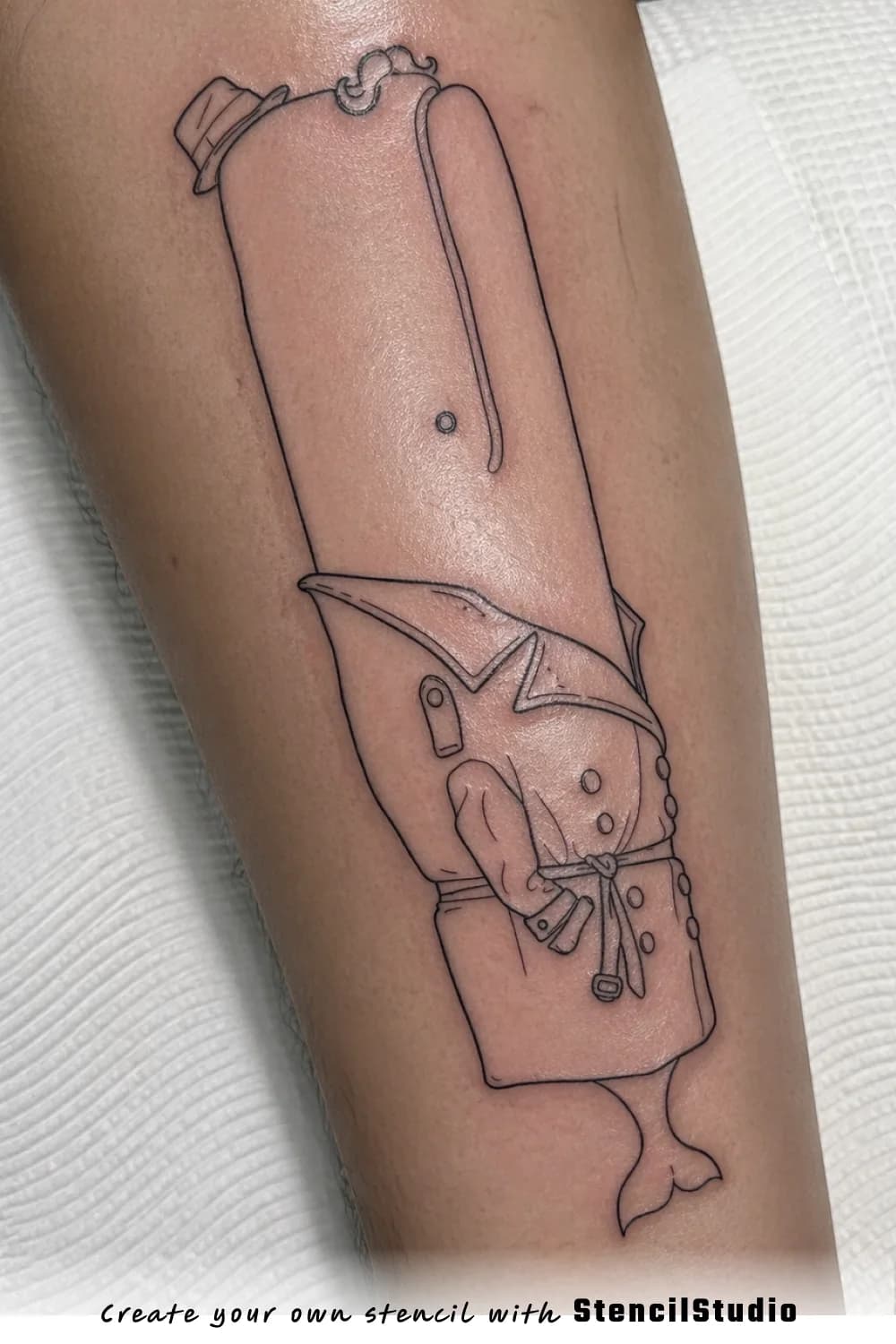 template illustration tattoo stencil example