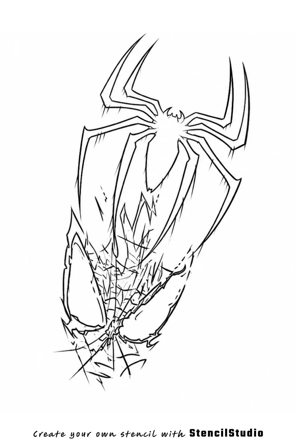 template illustration tattoo stencil example