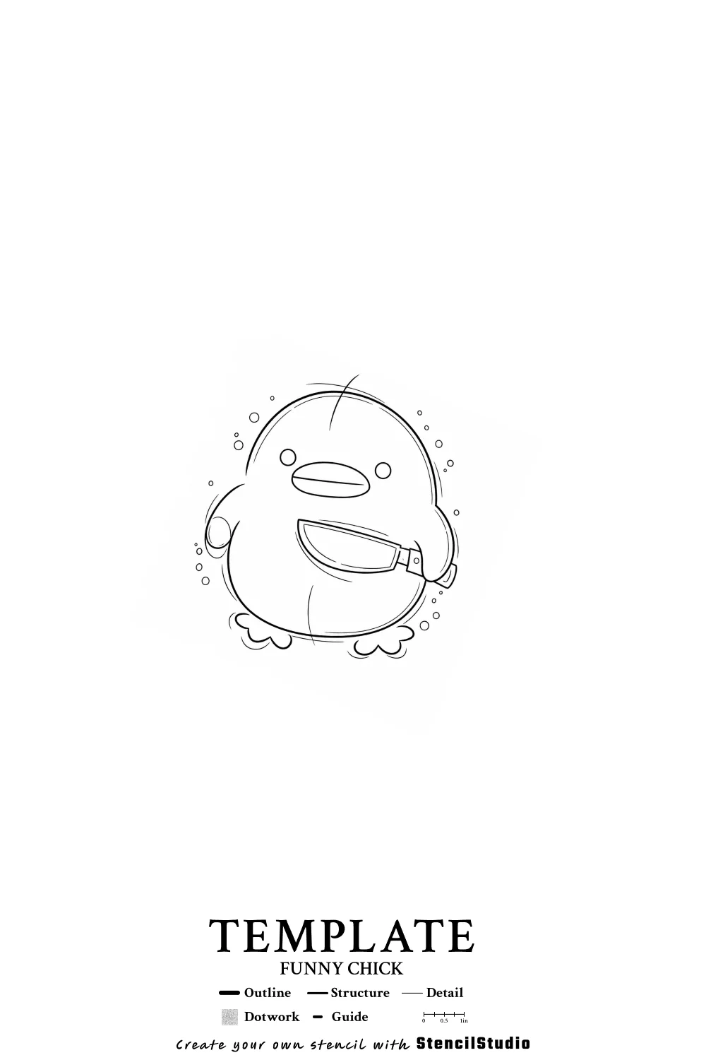template illustration tattoo stencil example