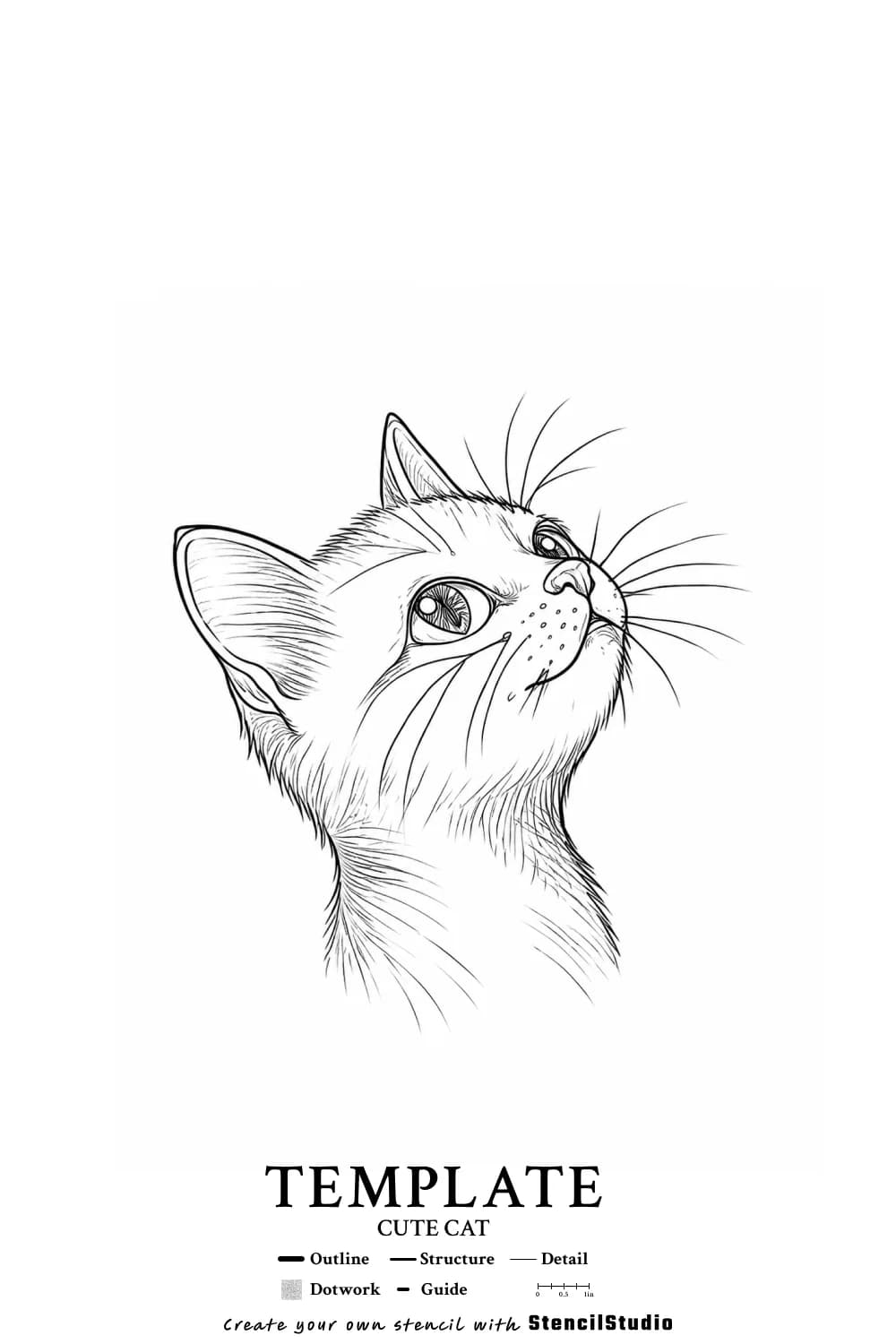 template illustration tattoo stencil example
