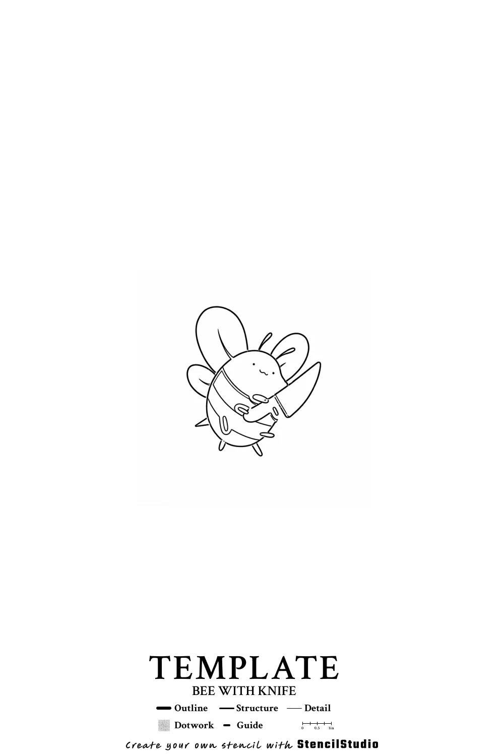 template illustration tattoo stencil example