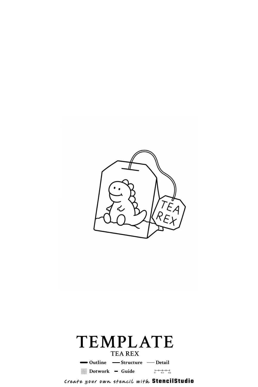 template illustration tattoo stencil example