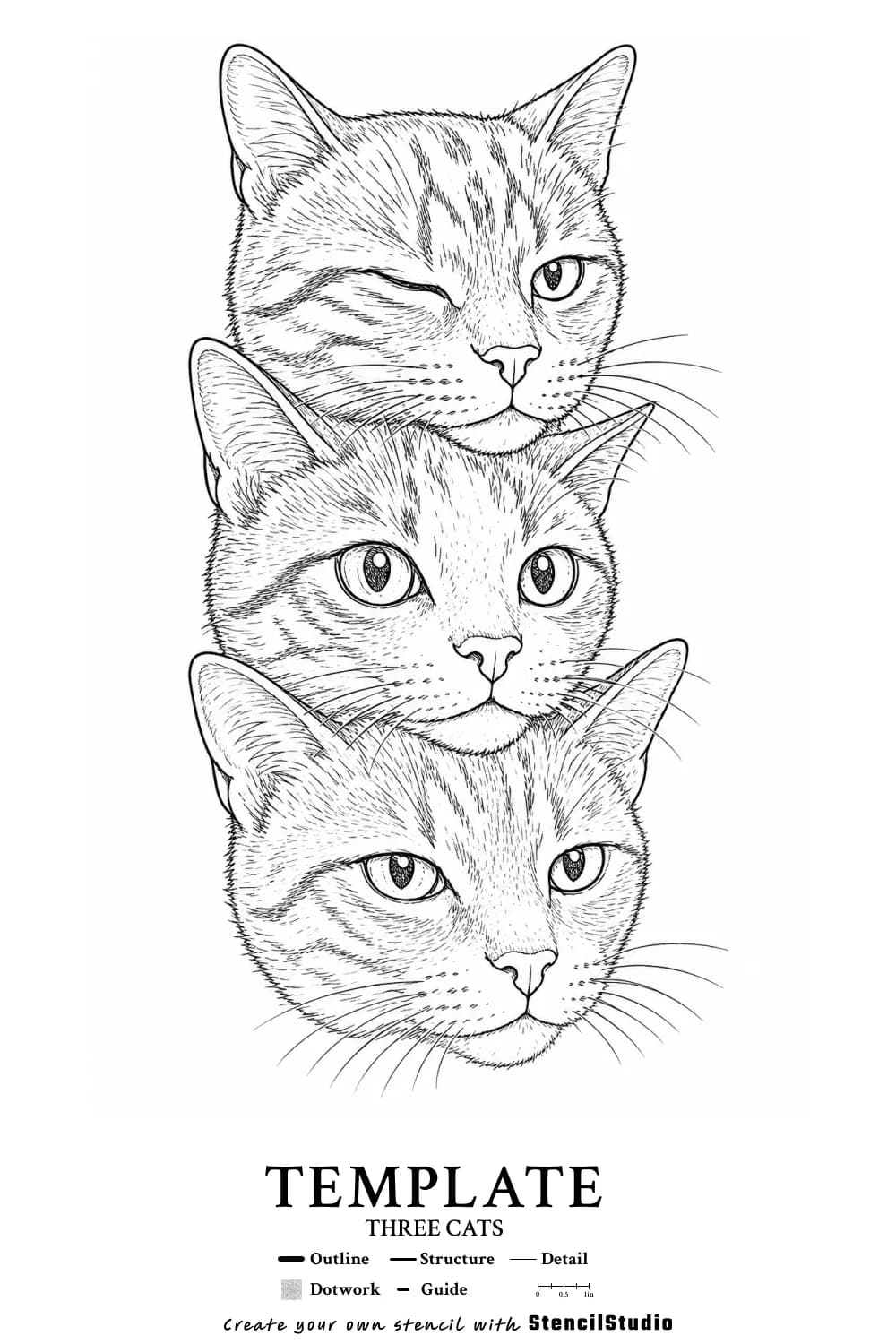 template illustration tattoo stencil example