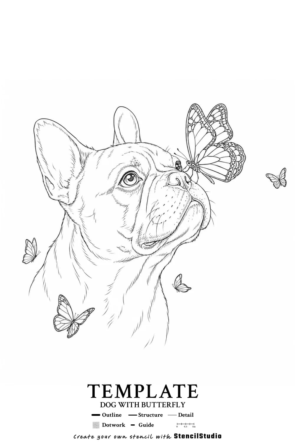 template illustration tattoo stencil example
