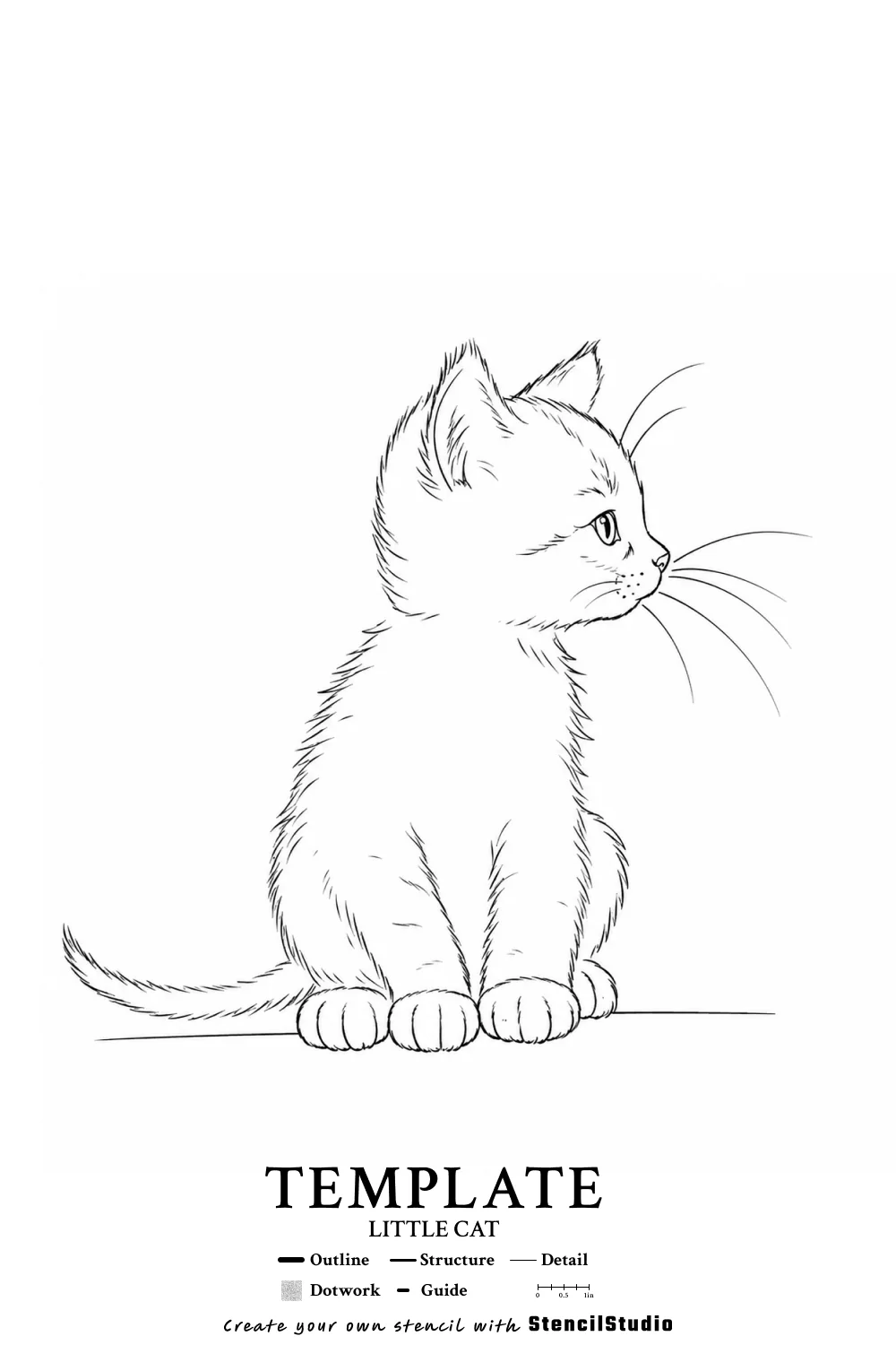 template illustration tattoo stencil example