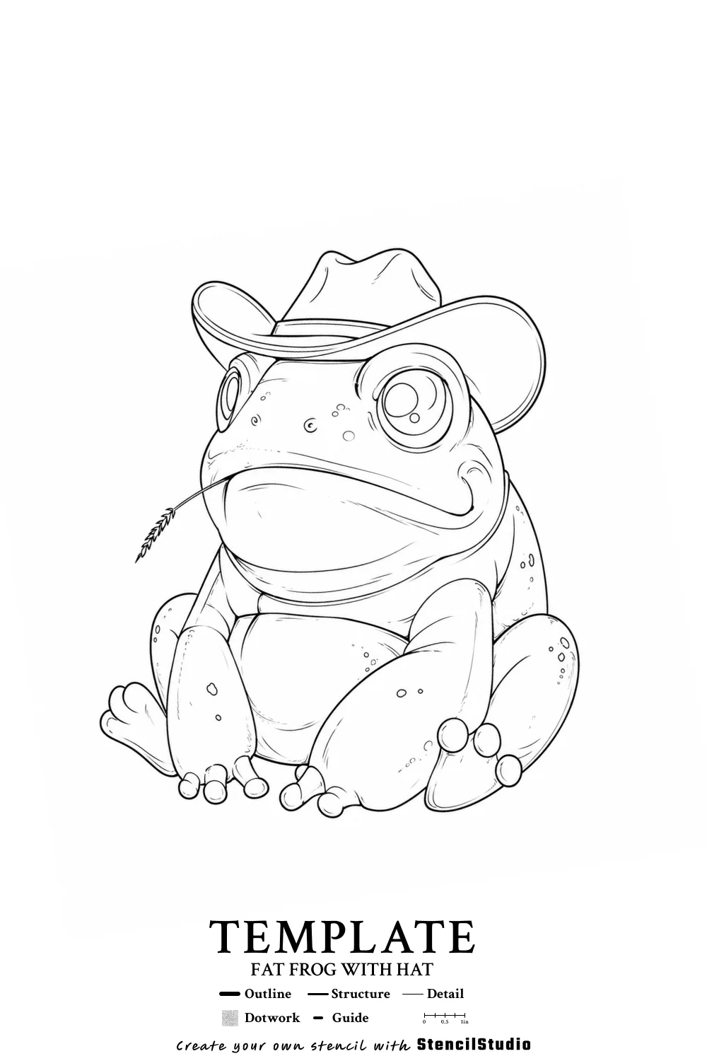 template illustration tattoo stencil example