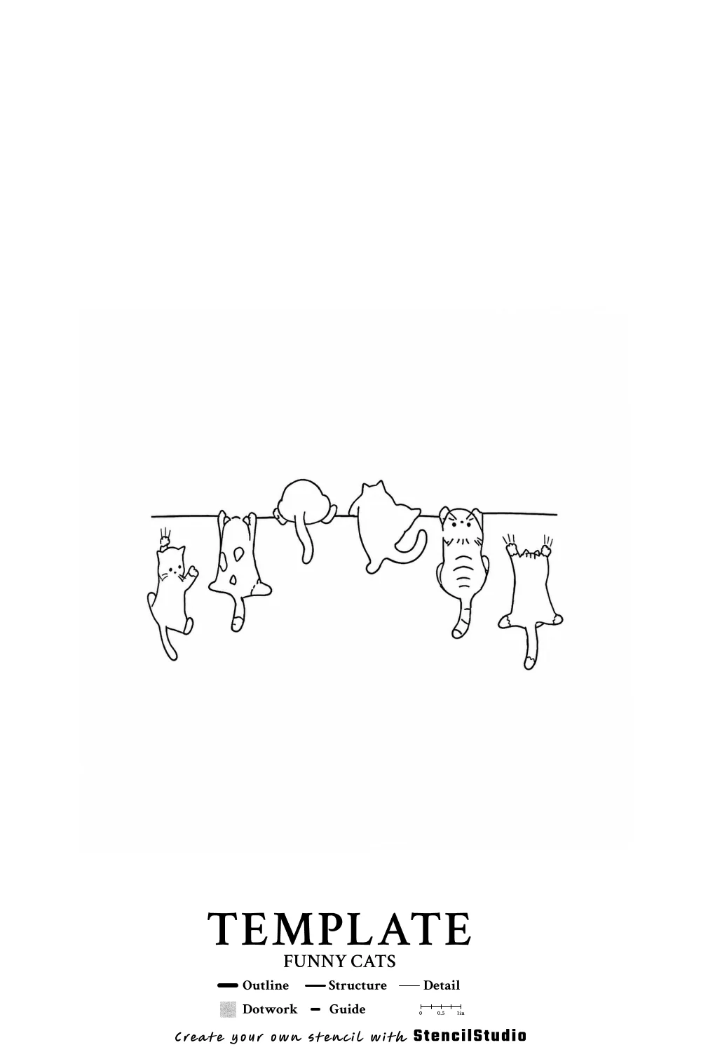 template illustration tattoo stencil example
