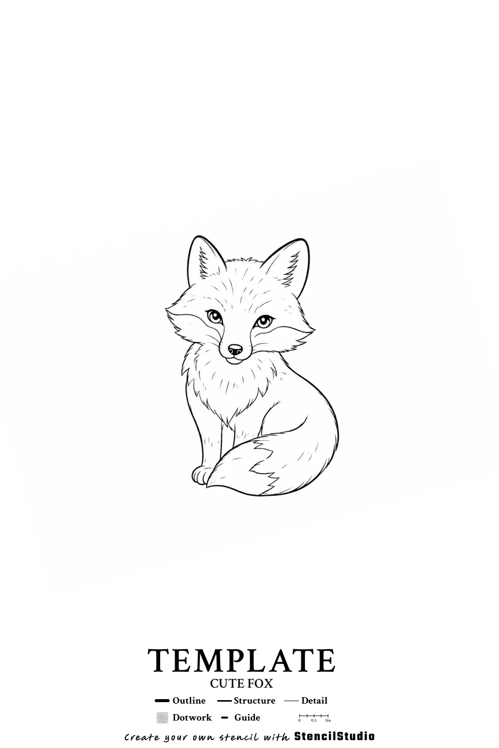 template illustration tattoo stencil example