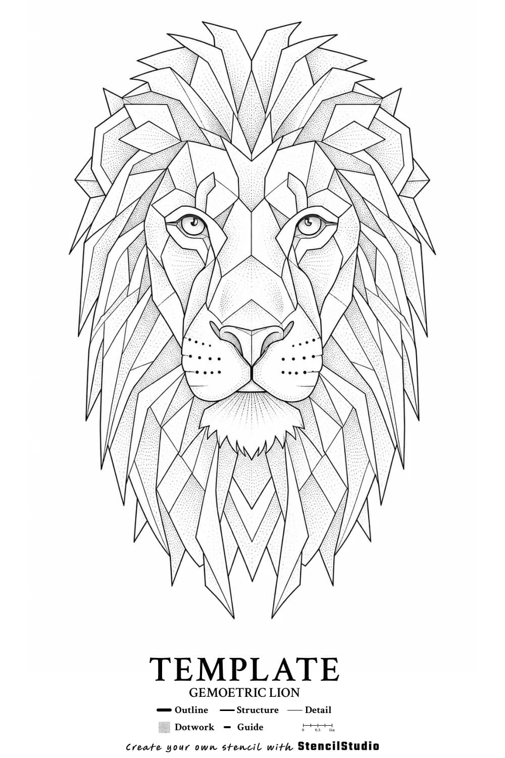 template illustration tattoo stencil example