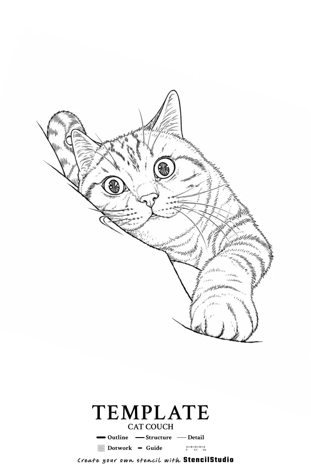 template illustration tattoo stencil example
