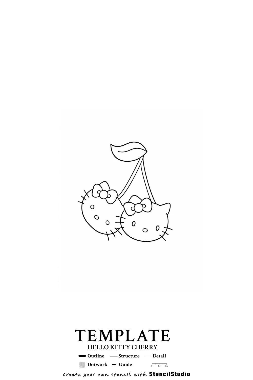 template illustration tattoo stencil example
